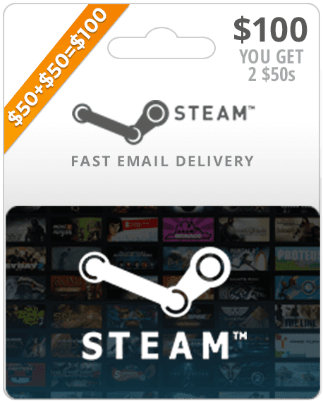 $100 Steam Gift Card (Email Delivery)