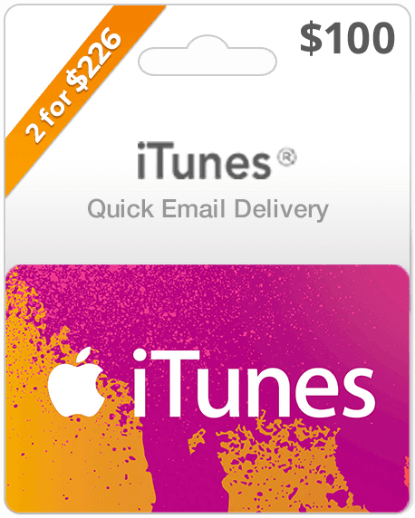 $100 iTunes Gift Card
