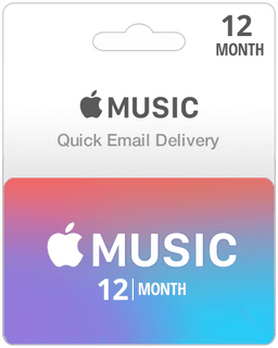 12 Month Apple Music Gift Card