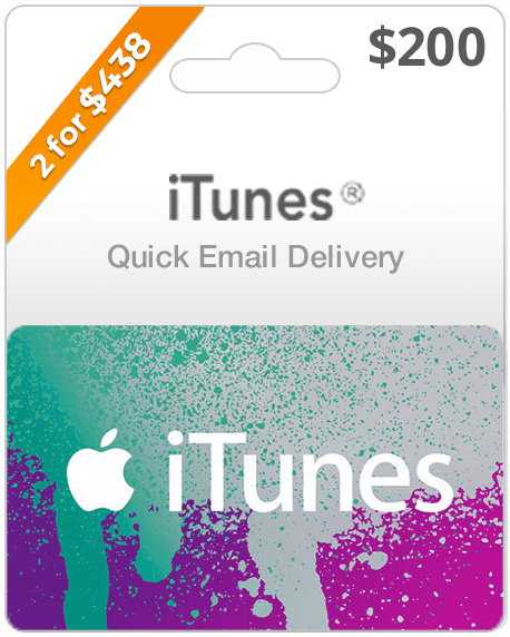 $200 iTunes Gift Card