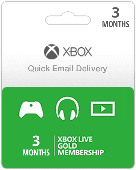 3 Month Xbox Live Membership