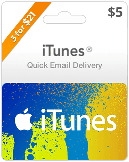 $5 iTunes Gift Card