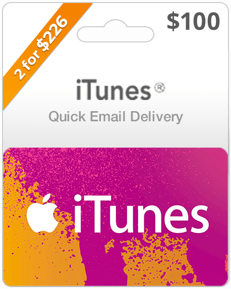 $100 iTunes Gift Card | Great Service and Fast Delivery